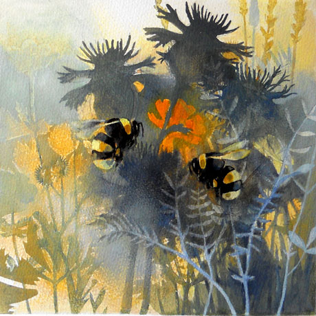 Bumblebees in Late August III